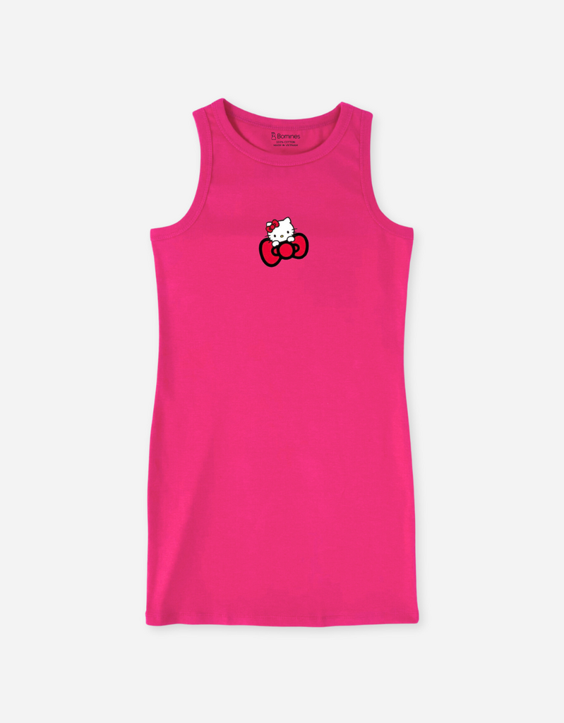 Đầm body bé gái Cinnamoroll Hello Kitty Kuromi Bomines