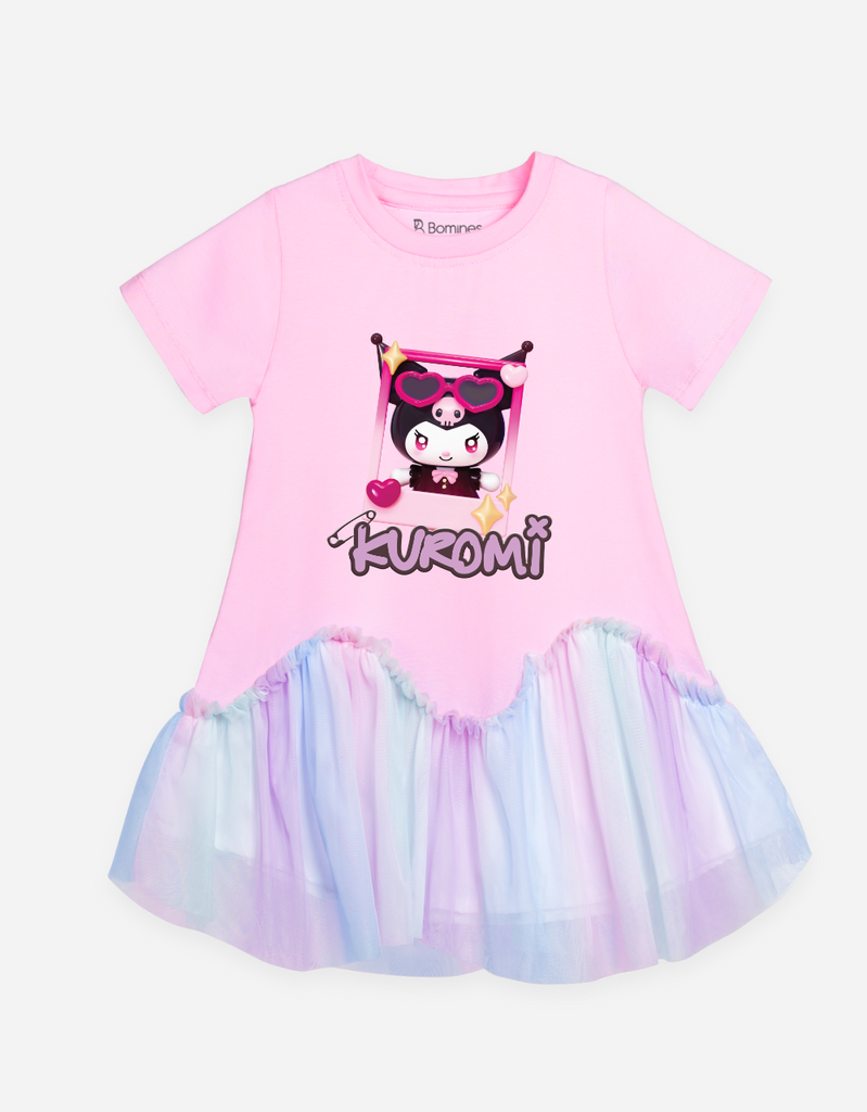 Váy bé gái hoạt hình Kuromi Bomines