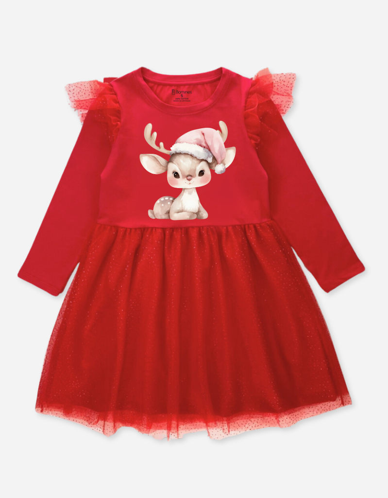 Váy cho bé gái Giáng sinh Bomines