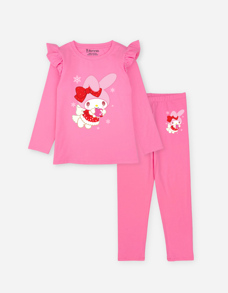 Đồ bộ bé gái tay dài