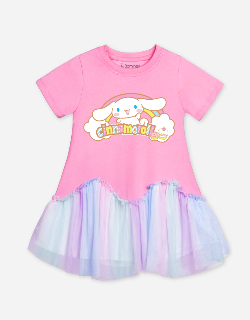 Váy bé gái phối lưới Cinnamoroll