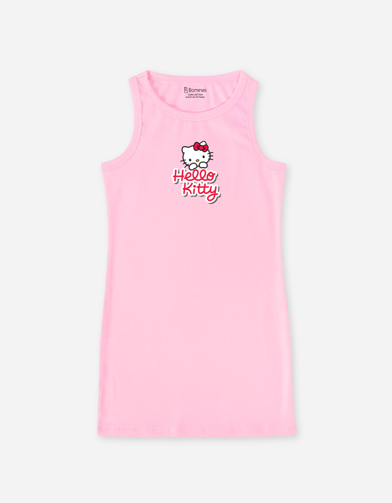Đầm body bé gái Cinnamoroll Hello Kitty Kuromi Bomines