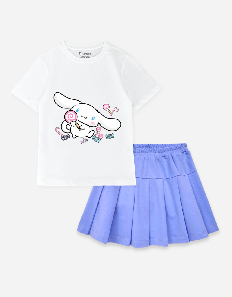 Set chân váy bé gái Sanrio