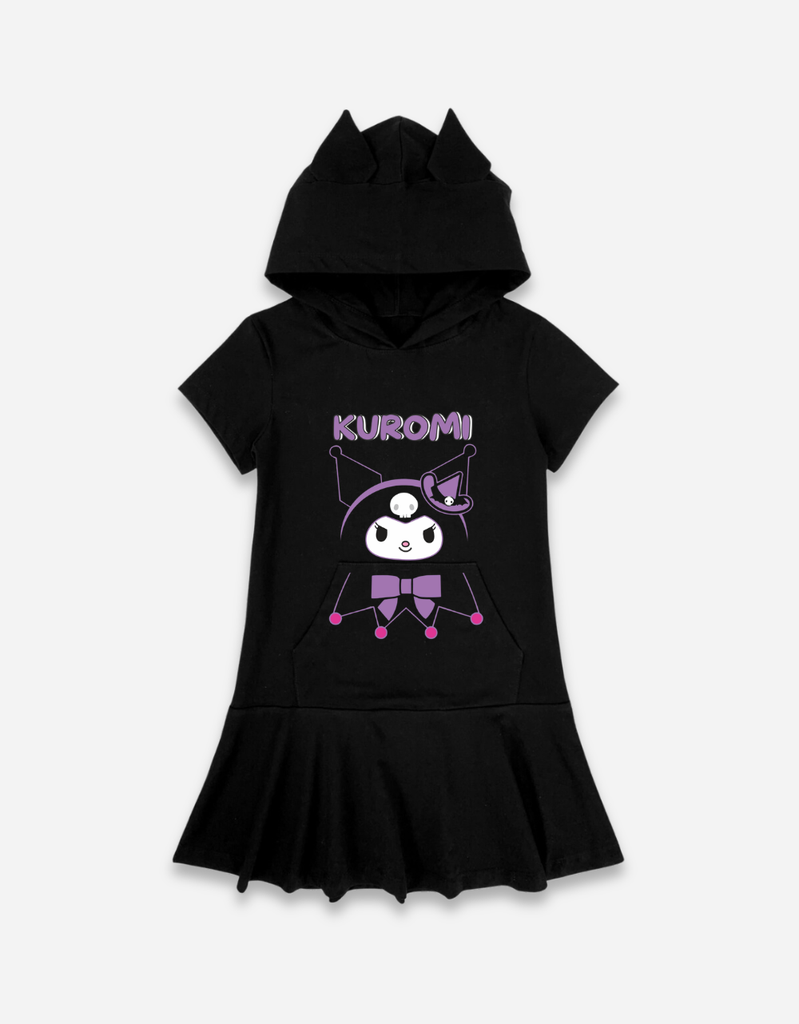 Váy bé gái có nón Kuromi Hello Kitty Halloween