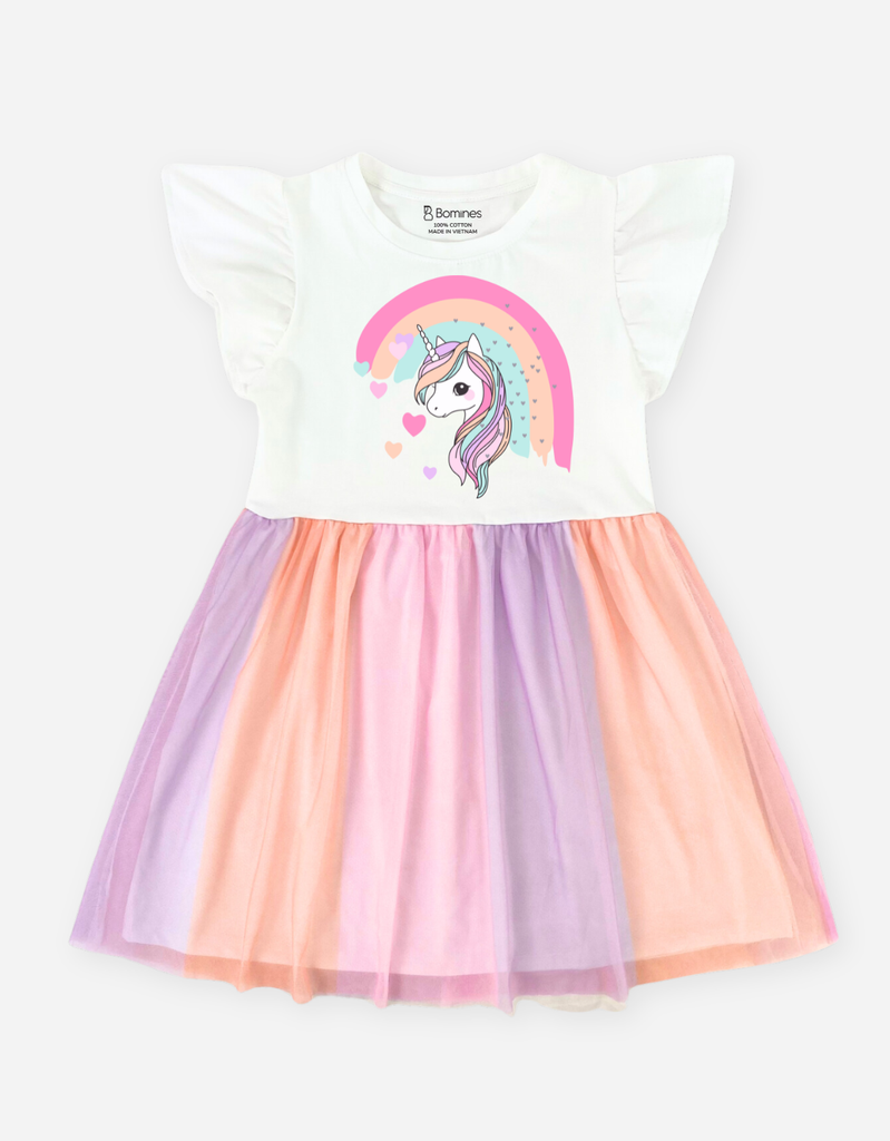 Váy bé gái Kỳ Lân Unicorn