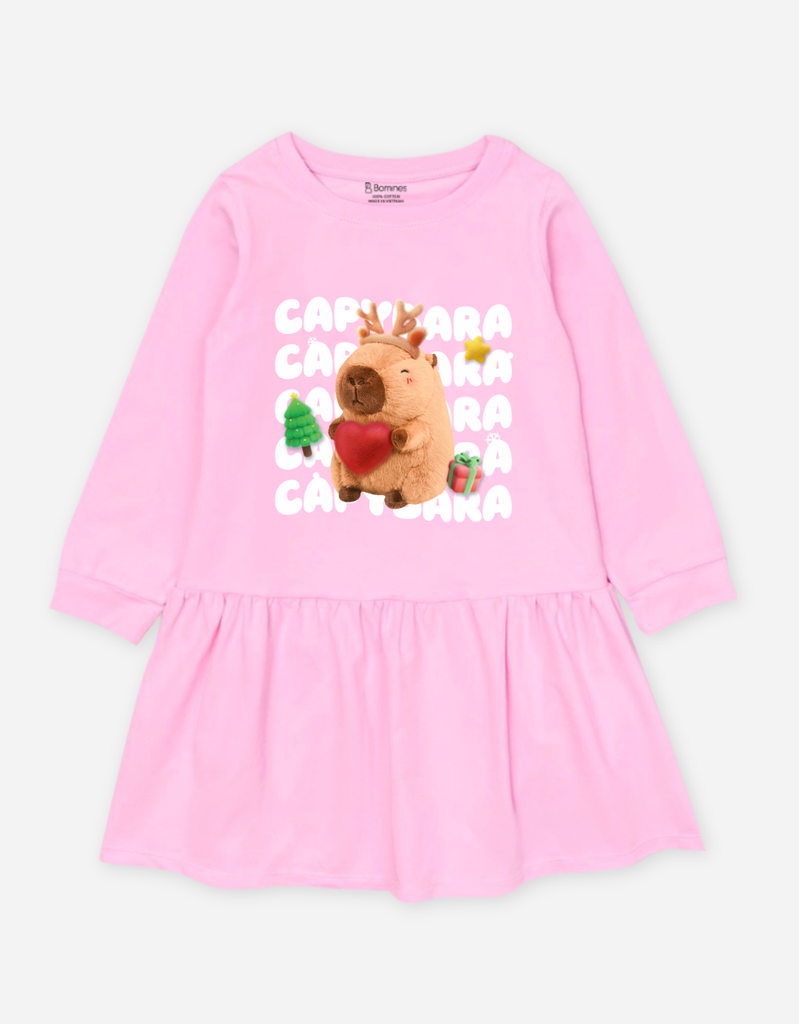 Váy bé gái Capybara