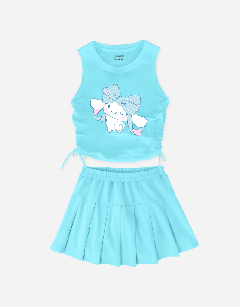 Set váy bé gái Kuromi Kitty Cinnamoroll