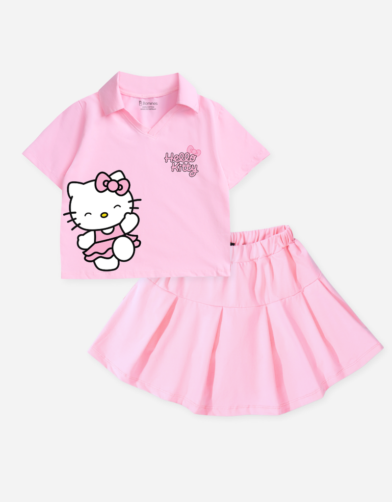 Set váy bé gái Hello Kitty Melody Cinnamoroll Bomines