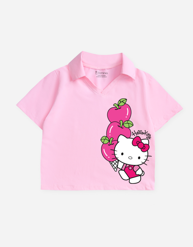 Áo bé gái Hello Kitty Cinnamoroll Kuromi Bomines