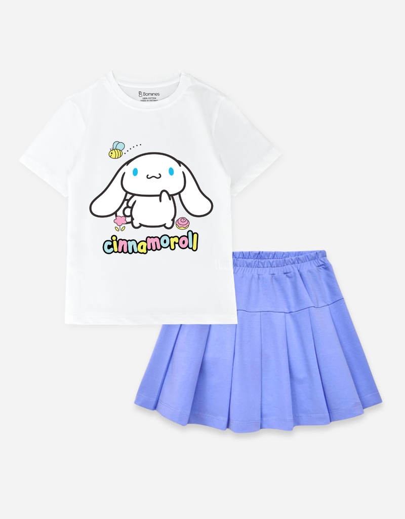 Set chân váy bé gái Pompompurin Bomines