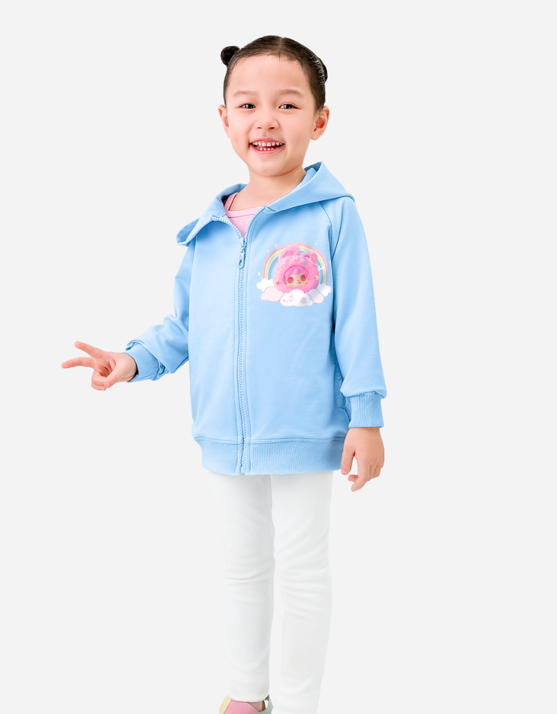 Áo khoác bé gái Babythree Qkid Yooki