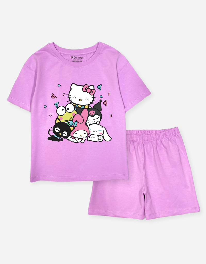 Đồ bộ ngắn bé gái Sanrio