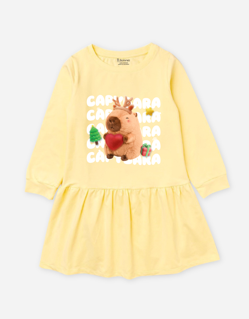 Váy bé gái Capybara