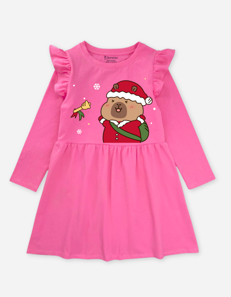 Váy bé gái Capybara