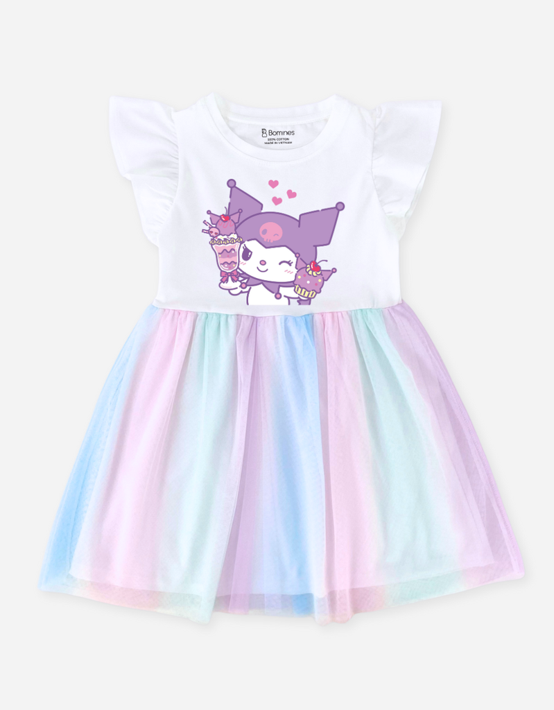 Váy bé gái Kuromi Bomines
