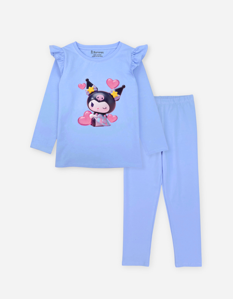 Đồ bộ dài bé gái Kuromi Bomines
