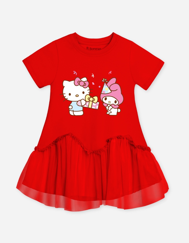 Váy bé gái Hello Kitty Bomines