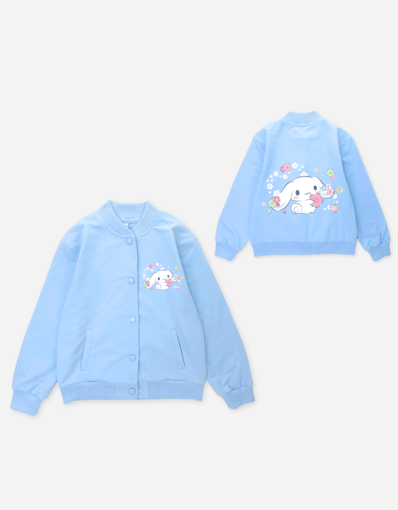 Áo khoác bomber bé gái My Melody, Kuromi, Cinnamoroll