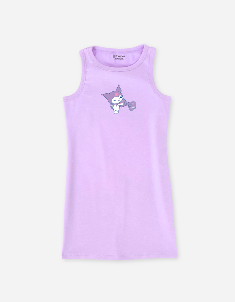 Đầm body bé gái Cinnamoroll Hello Kitty Kuromi Bomines