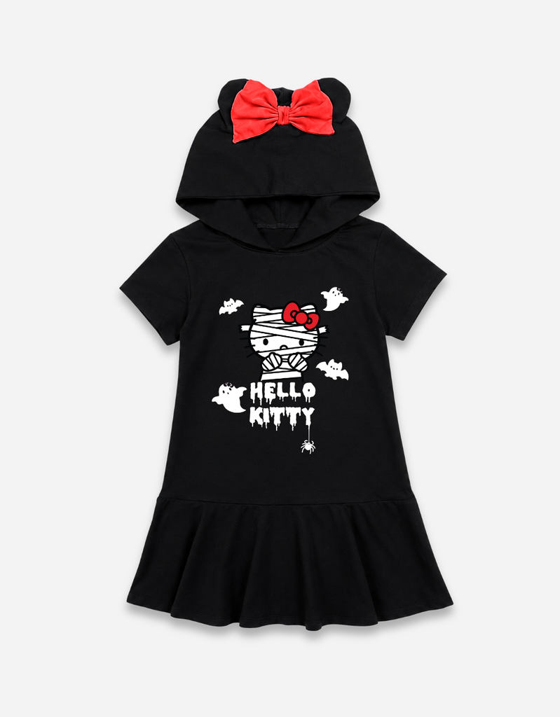 Váy bé gái có nón Kuromi Hello Kitty Halloween