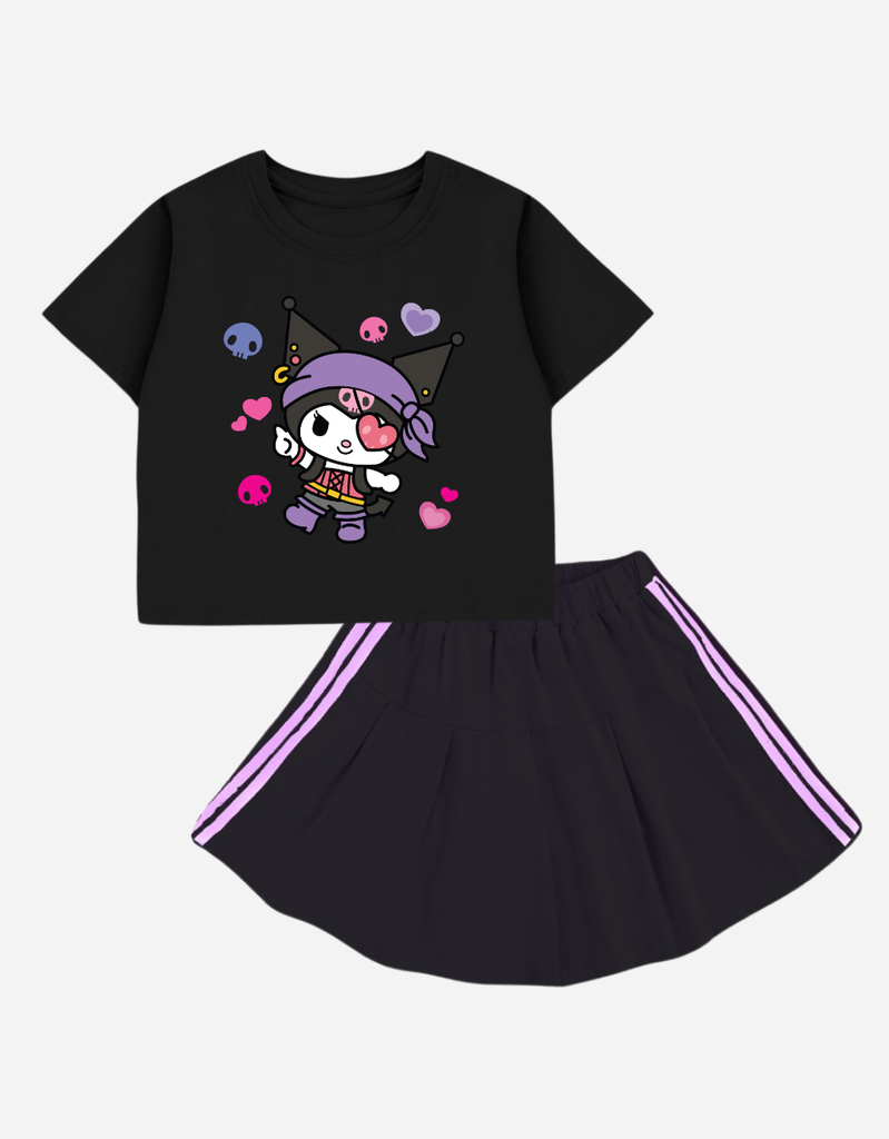 Set váy bé gái Kuromi