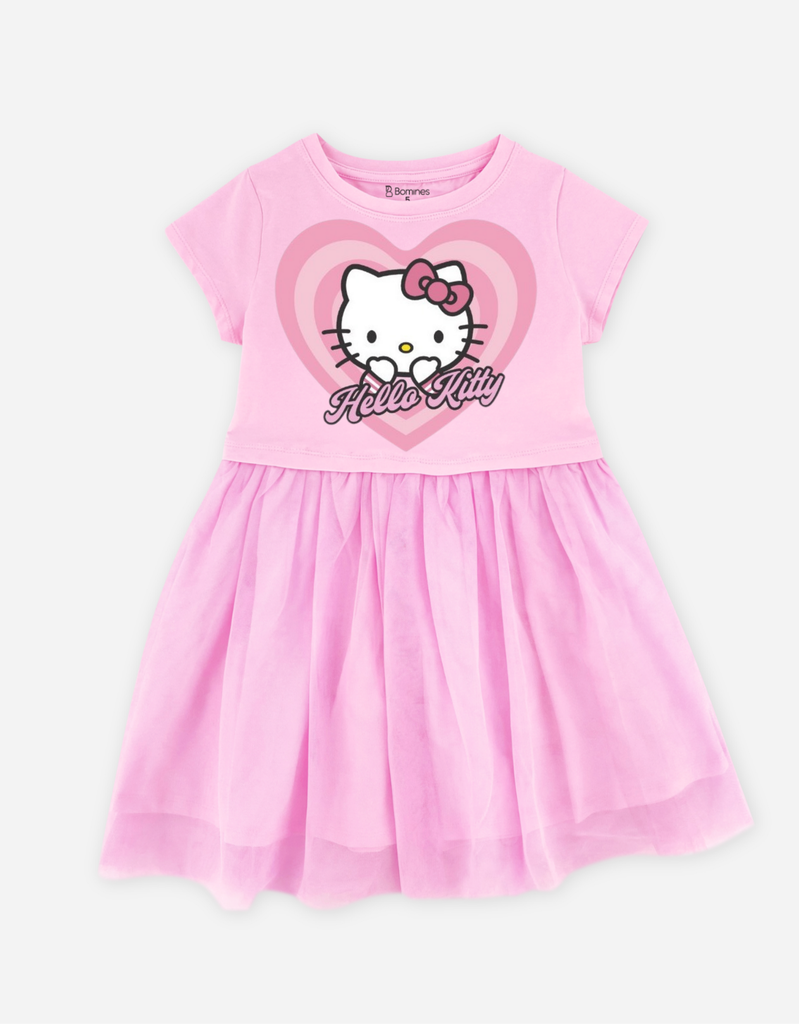 Váy bé gái phối lưới Bomines Sanrio Kuromi, Hello Kitty, Cinnamoroll, My Melody