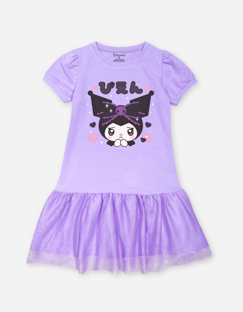 Váy bé gái hoạt hình Kuromi