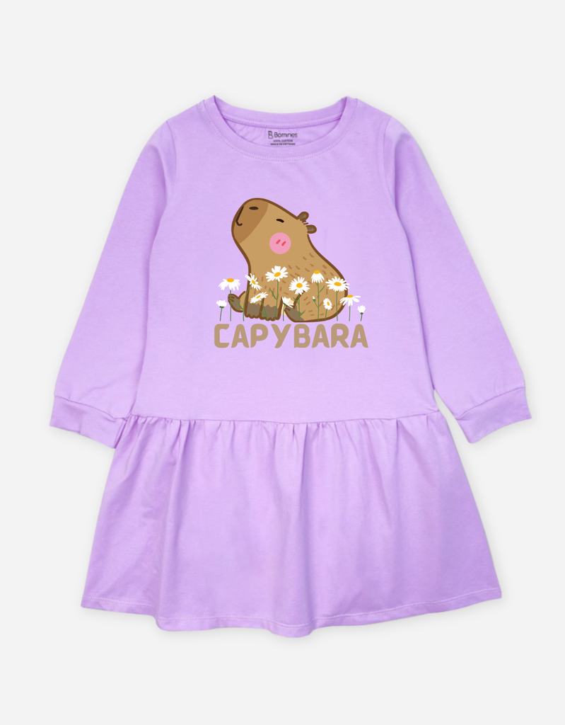 Váy bé gái Capybara