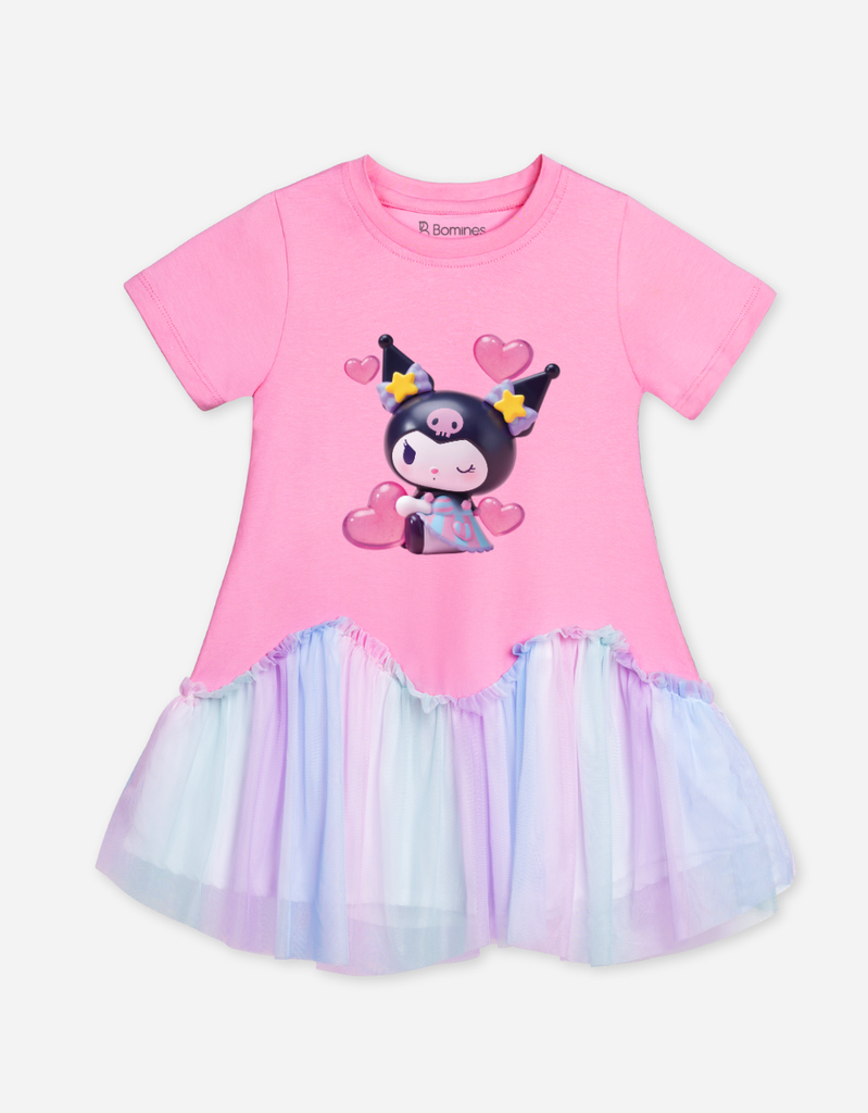 Váy bé gái hoạt hình Kuromi Bomines