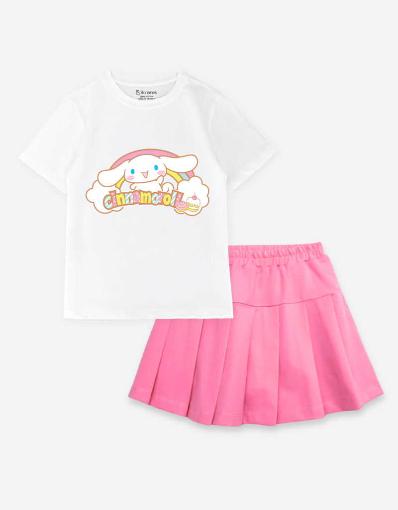 Set chân váy bé gái Sanrio