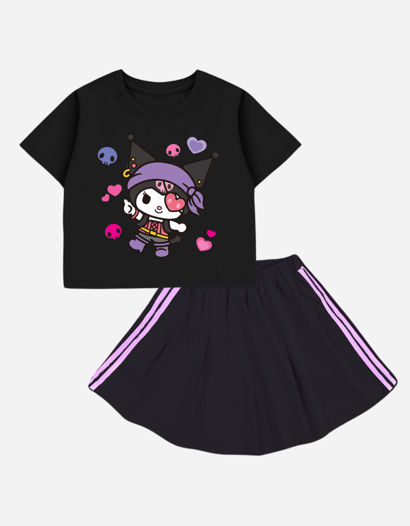 Set váy Kuromi Chiikawa Halloween