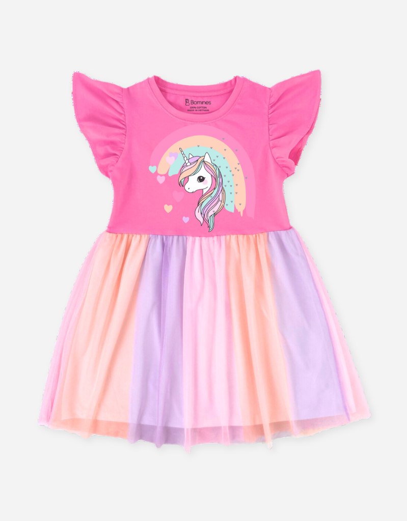 Váy bé gái Kỳ Lân Unicorn