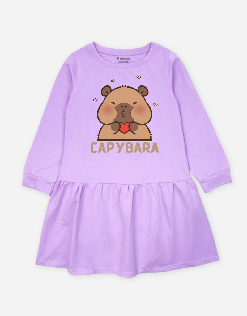 Váy bé gái Capybara
