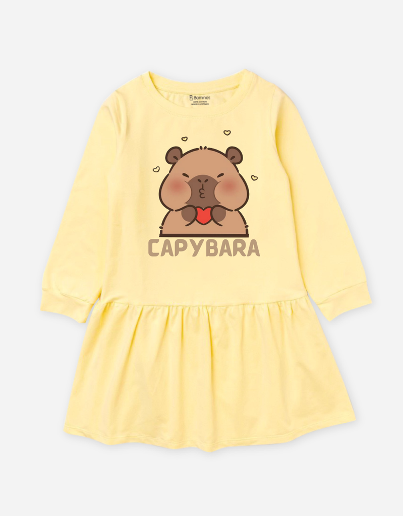 Váy bé gái Capybara