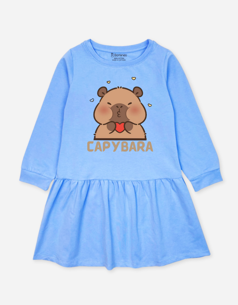 Váy bé gái Capybara