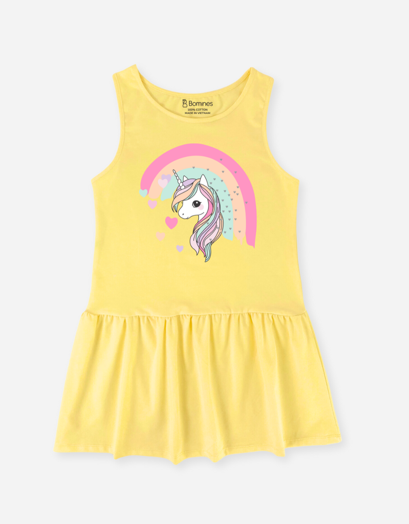 Đầm cotton sát nách Unicorn