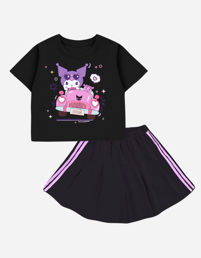 Set chân váy bé gái Kuromi