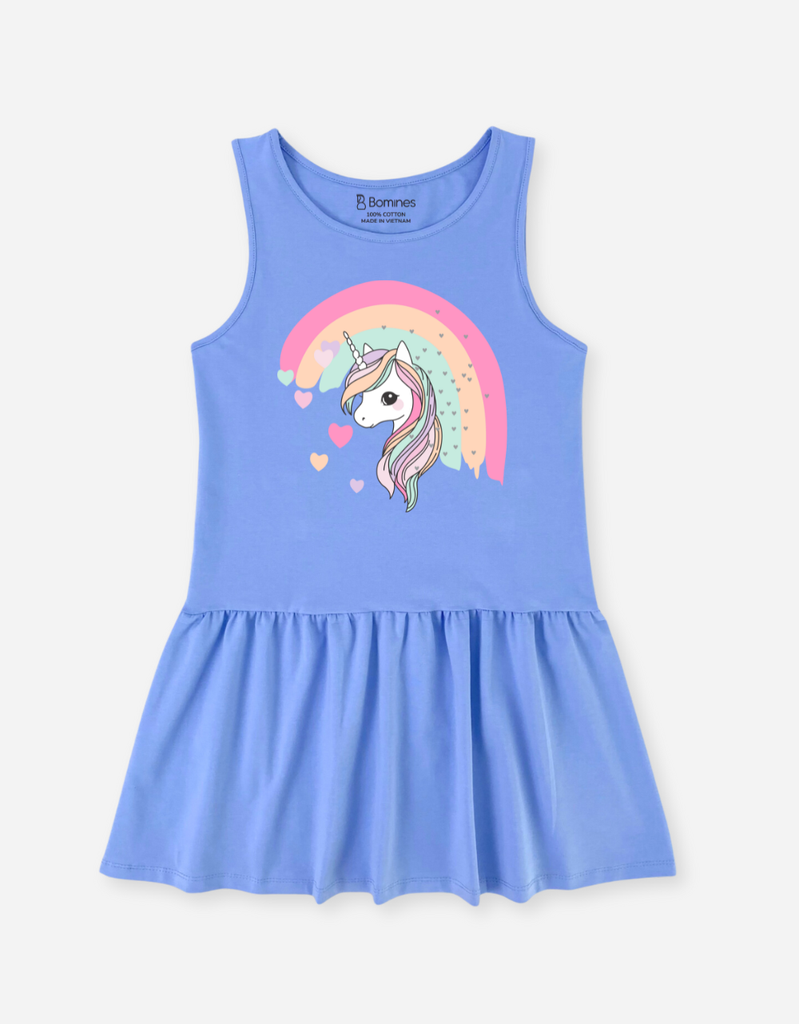 Đầm cotton sát nách Unicorn
