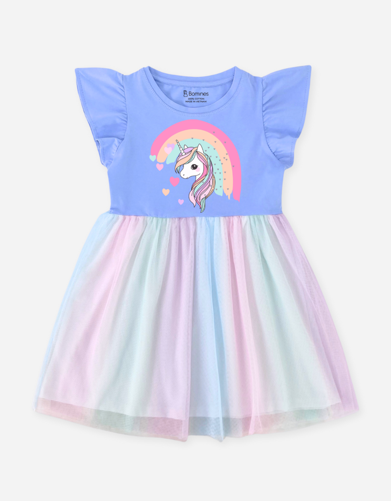 Váy bé gái Kỳ Lân Unicorn