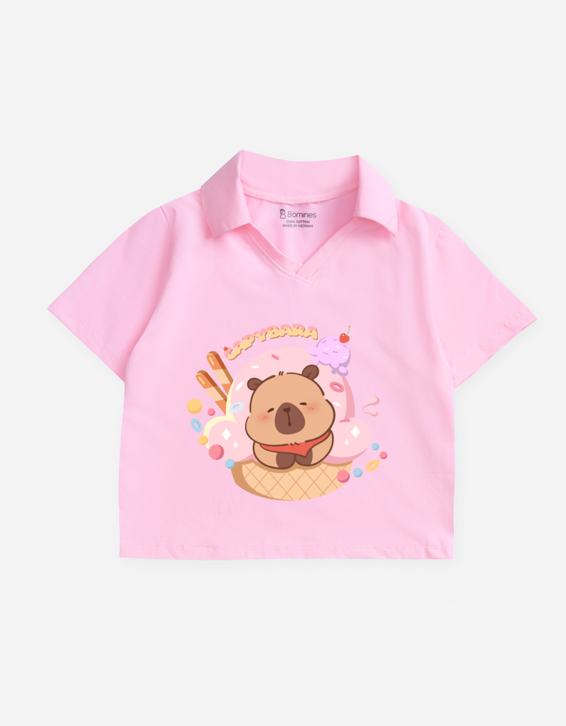 Áo bé gái Kuromi Kitty Bomines