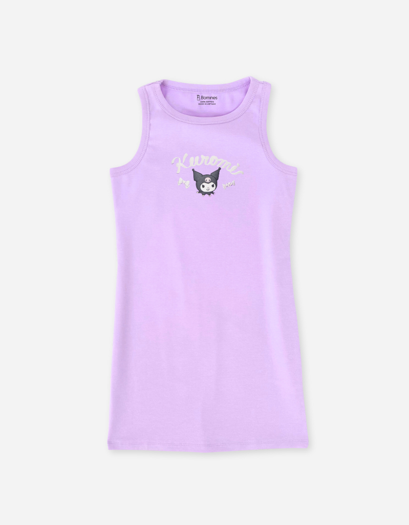 Đầm body bé gái Cinnamoroll Hello Kitty Kuromi Bomines