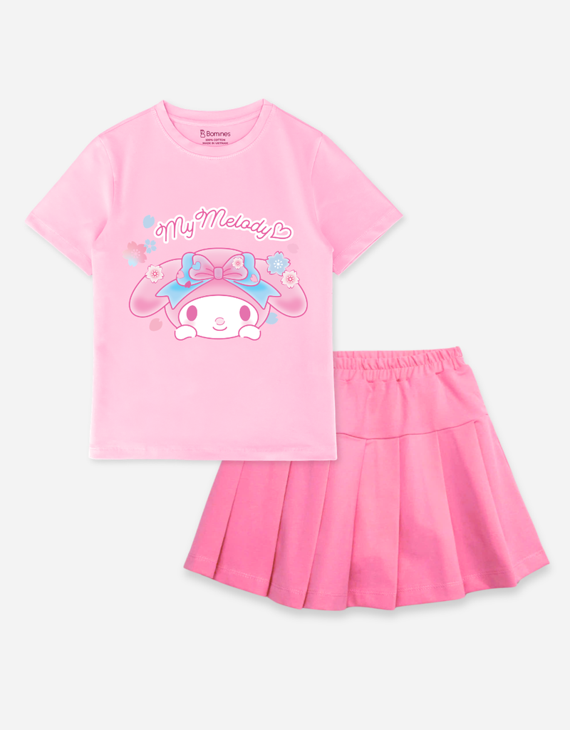 Set chân váy bé gái Sanrio