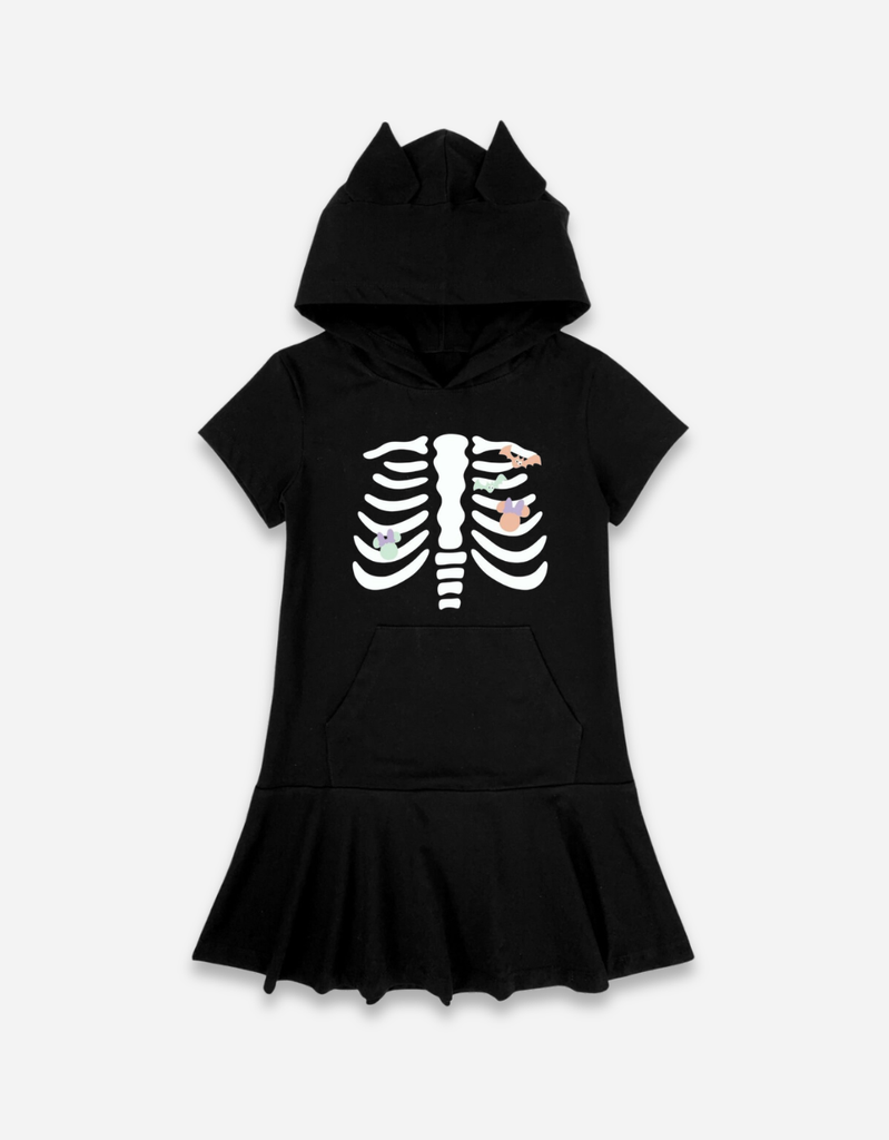 Váy bé gái có nón Kuromi Hello Kitty Halloween