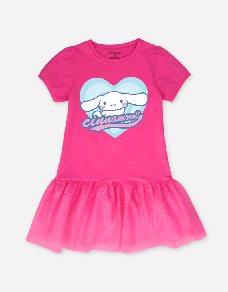 Váy bé gái tay ngắn Cinnamoroll Sanrio