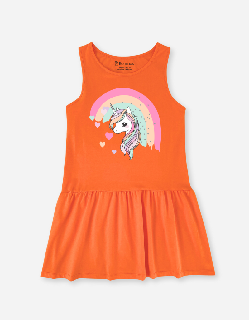 Đầm cotton sát nách Unicorn
