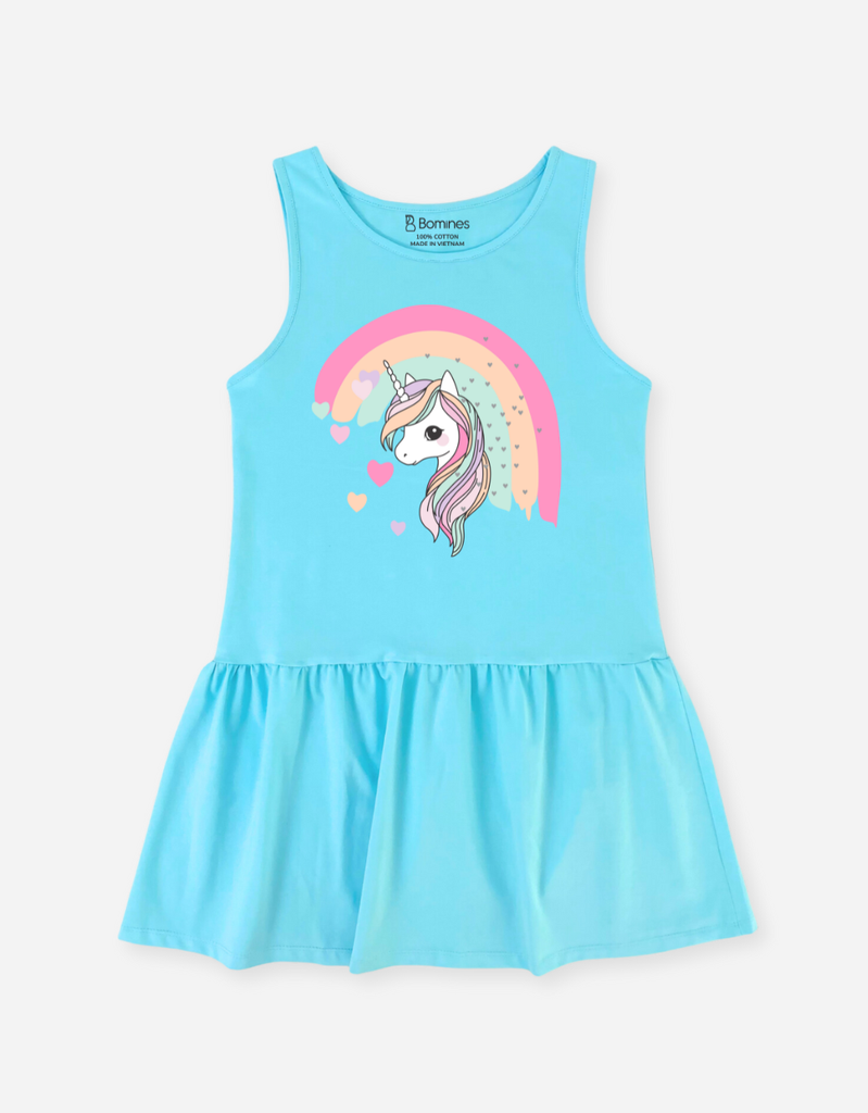 Đầm cotton sát nách Unicorn