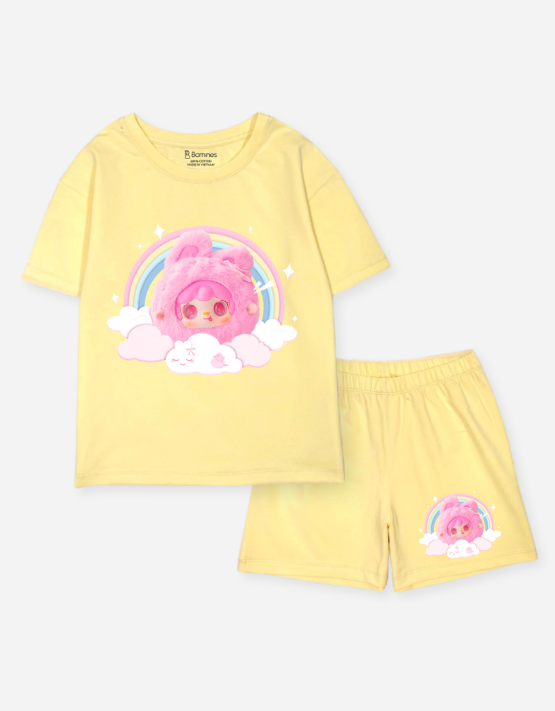 Đồ bộ ngắn bé gái BabyThree