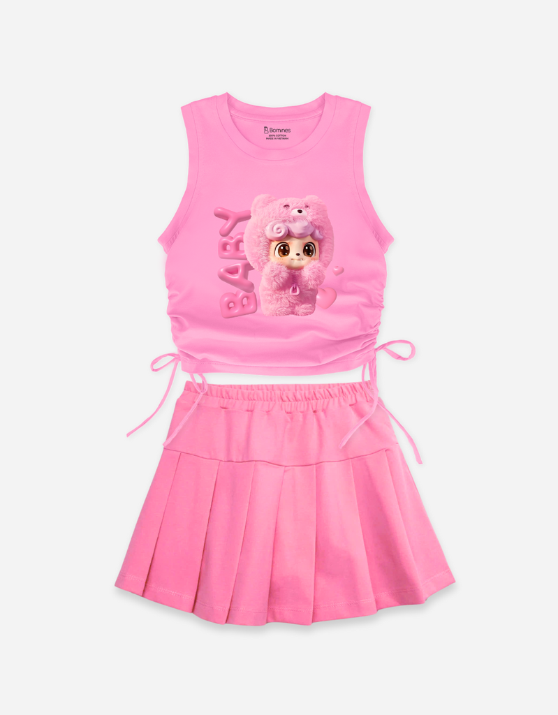 Set váy bé gái Babythree