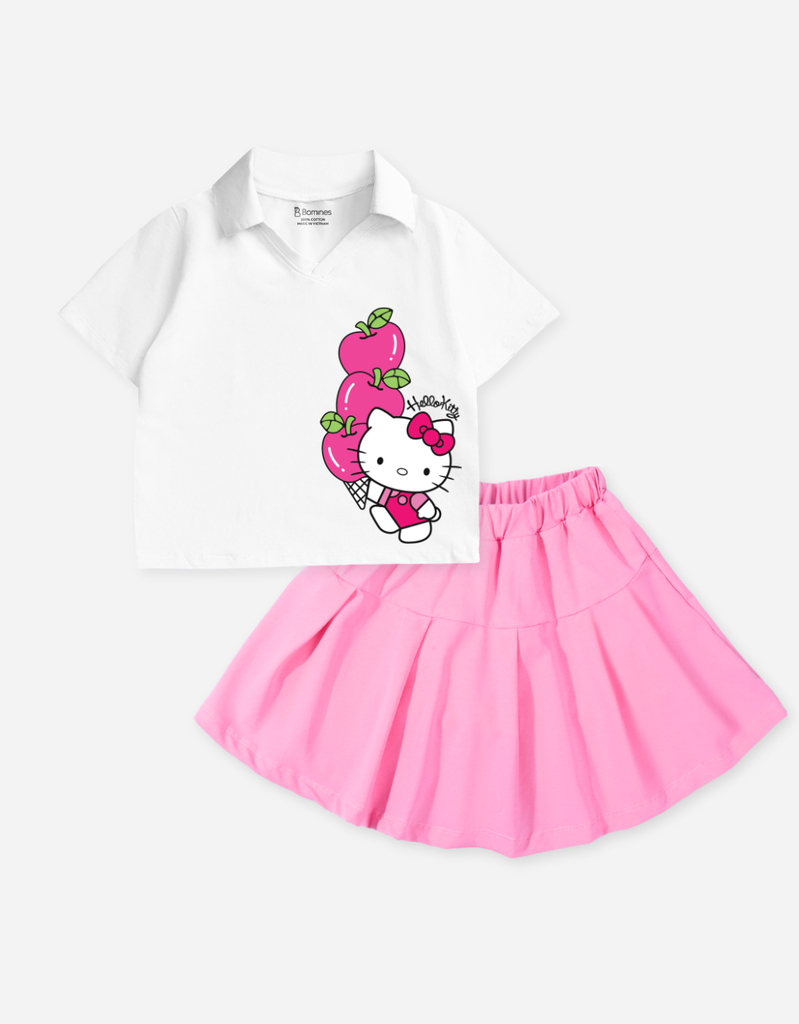 Set váy bé gái Hello Kitty Melody Cinnamoroll Bomines