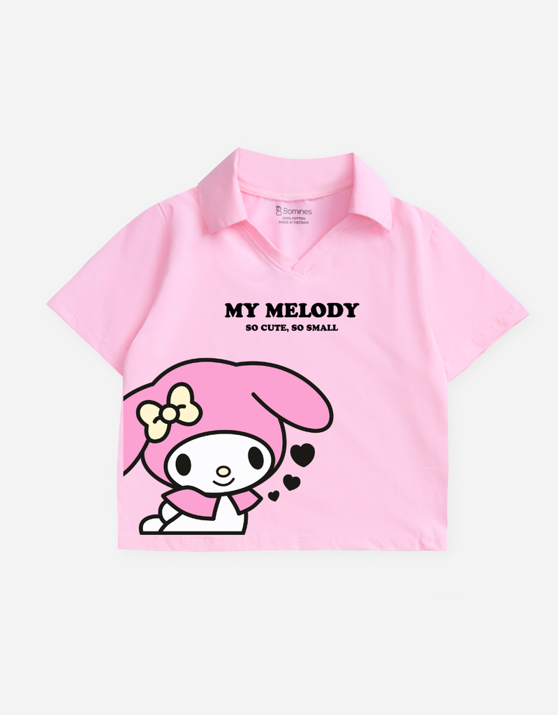 Áo bé gái Hello Kitty Cinnamoroll Kuromi Bomines